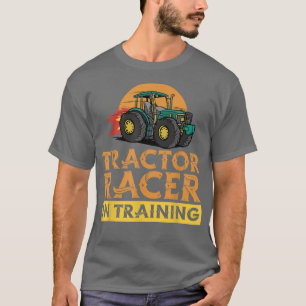 Camiseta Trator Racer No Treinamento De Trator De Fazendas