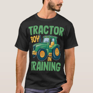 Camiseta Trator Trator Menino em Treinamento Trator para Me