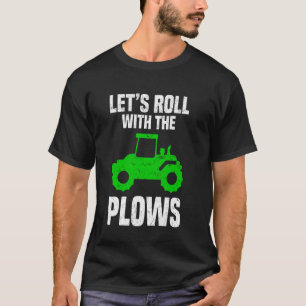 Camiseta Trator Vamos Rolando Meninos Agricultura Tratores