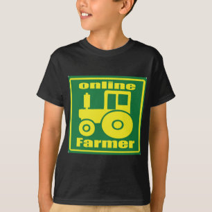 Camiseta trator verde