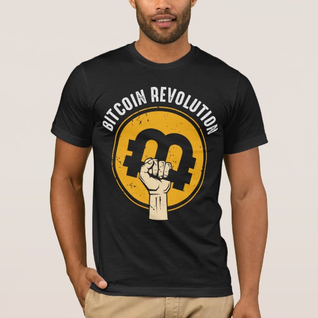 Camiseta Trator Virtual C do Cryptocurrency Trader de Revol (Frente)