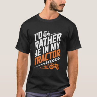 Camiseta Tratores agrícolas agrícolas e agricultor, cabelo