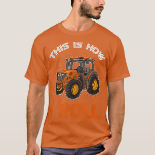 Camiseta Tratores De Trator Farmante É Assim Que Eu Rolo
