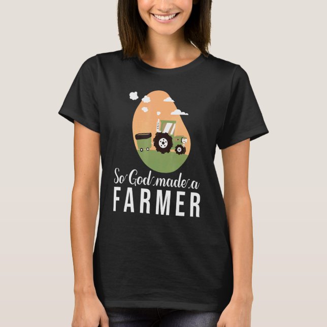 Camiseta Tratores Farmer Rancher Caminhão-Caminhante Agricu (Frente)