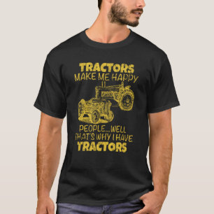 Camiseta Tratores me fazem Pessoas felizes bem é por isso