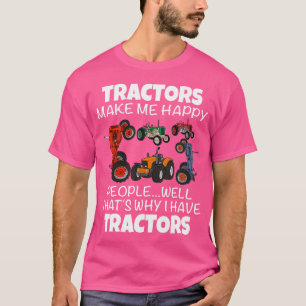 Camiseta Tratores Me Fazem Pessoas Felizes Bem É Por Isso Q