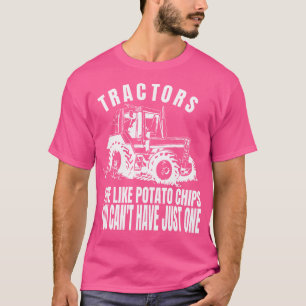 Camiseta Tratores São Como Batatas Fritas Trator Engraçado