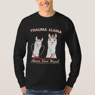 Camiseta Trauma Llama Alpaca Sua Ferida