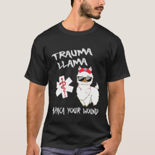 Camiseta Trauma Llama Alpaca Sua Ferida Shirt Llama Lover