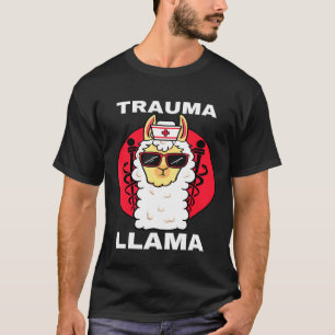 Camiseta Trauma Llama Emt Socorrista Técnico de Emergência