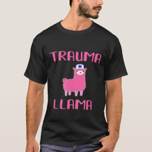 Camiseta Trauma Llama Mulheres Paramédica Ems Emt Primeira