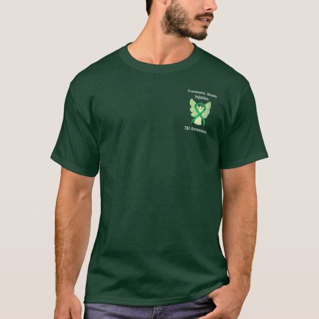 Camiseta Traumatismo cerebral fere a consciência diafragma (Frente)