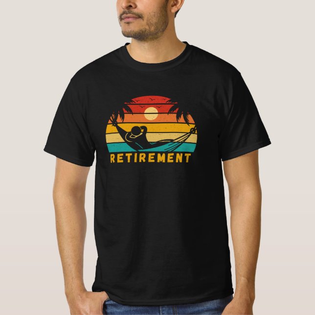 Camiseta Träumende Ruhestand vintage retro Sonnenuntergang (Frente)