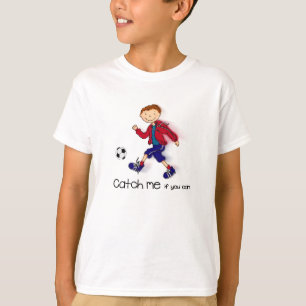Camiseta Trave-me se você pode vermelho do t-shirt do