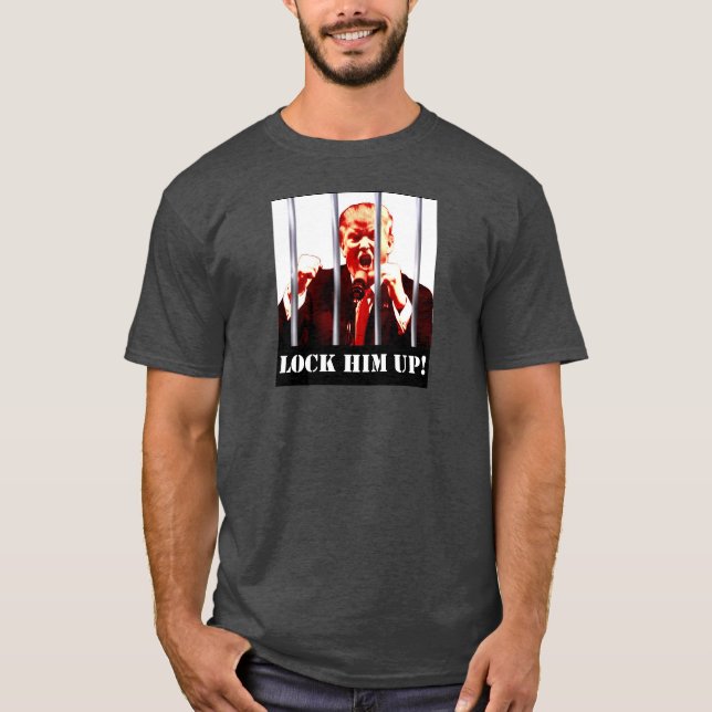 Camiseta Trave-o acima - t-shirt de Trunp (Frente)