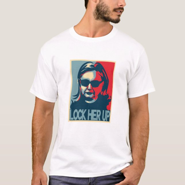 Camiseta TRAVE SEU t-shirt ASCENDENTE de Anti-Hillary (Frente)