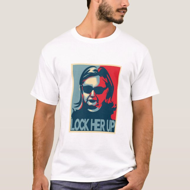 Camiseta TRAVE SUA Anti-Hillary ASCENDENTE (Frente)