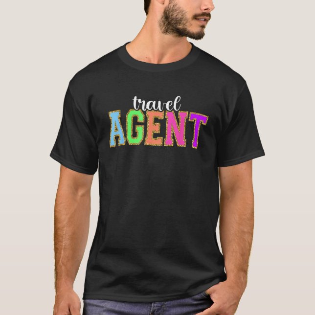 Camiseta Travel Agent  Back to School Worker Appreciation (Frente)
