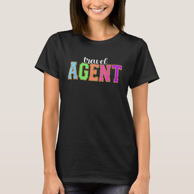 Camiseta Travel Agent  Back to School Worker Appreciation (Frente)