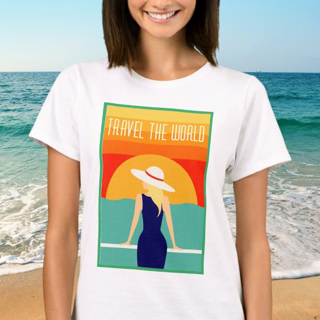Camiseta Travel the world t-shirt (Criador carregado)