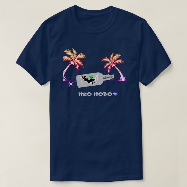 Camiseta Traveling Where the Wind Blows H2O Hobo (Frente do Design)