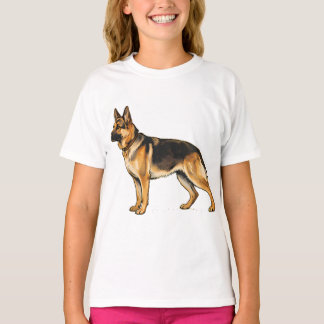 Camiseta Travesseira de Arremesso de Dupla Face Pastor Alem