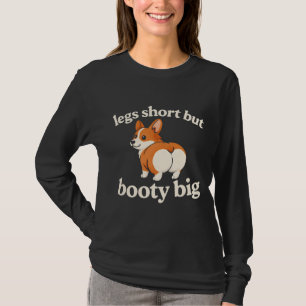 Camiseta Travesseiro Amante de Cão Corgi Bunda Grande