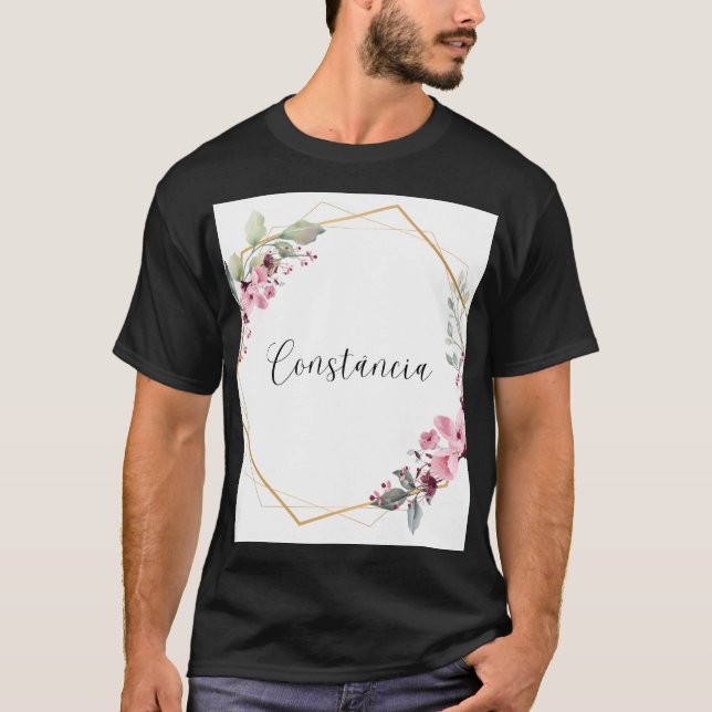 Camiseta Travesseiro Constância diária (Frente)