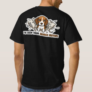 Camiseta Travesseiro de Cachorro Culpado Estampa no Verso
