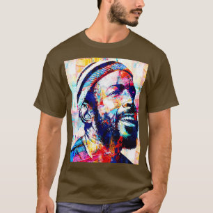 Camiseta Travesseiro de pinturas do Abstrato Marvin Gaye