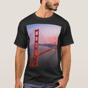 Camiseta Travesseiro decorativo da ponte ouro