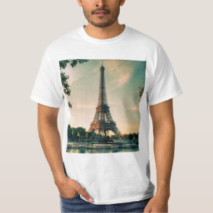 Camiseta Travesseiro decorativo da torre Eiffel