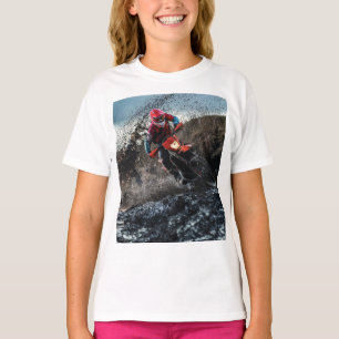 Camiseta Travesseiro decorativo de motociclista