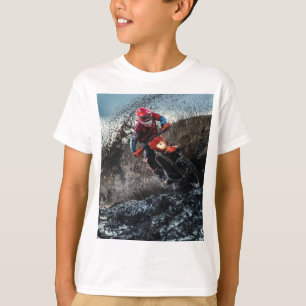 Camiseta Travesseiro decorativo de motociclista