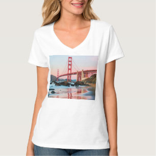 Camiseta Travesseiro decorativo ponte Golden gate