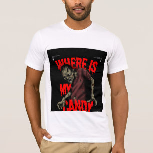 Camiseta Travesseiro Divertido de Zumbi de Halloween – “Ond
