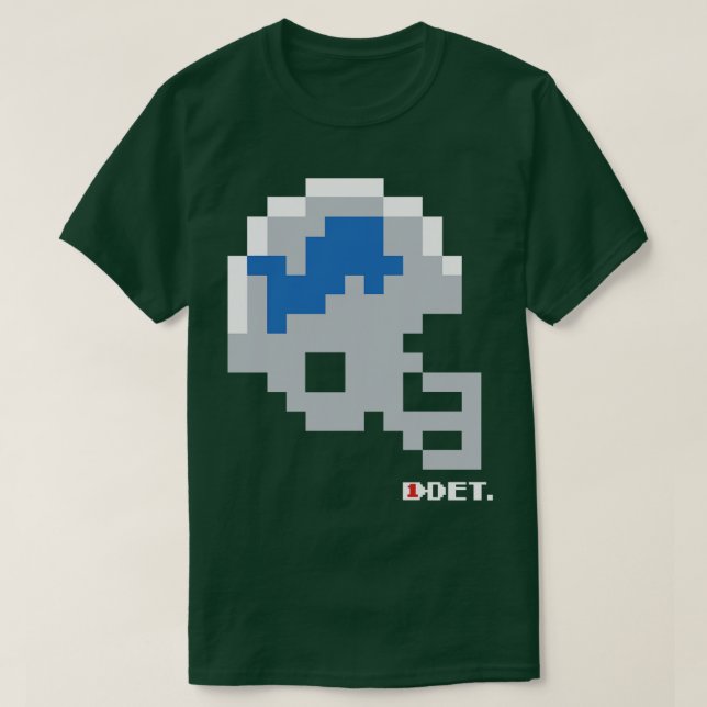 Camiseta Travesseiro do Capacete do Lions Tecmo Bowl (Frente do Design)