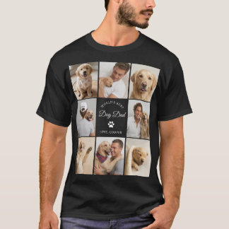 Camiseta Travesseiro Personalizado Melhor Pai de Cachorro d