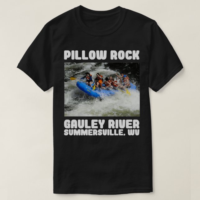 Camiseta Travesseiro Rock Gauley River Summerville WV (Frente do Design)