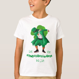 Camiseta Travessuras de Leprechaun Dia de São Patrício Trev