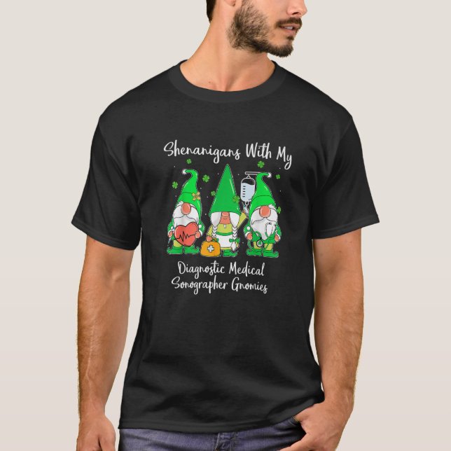 Camiseta Travessuras Divertidas Com Meus Gnomies Diagnóstic (Frente)