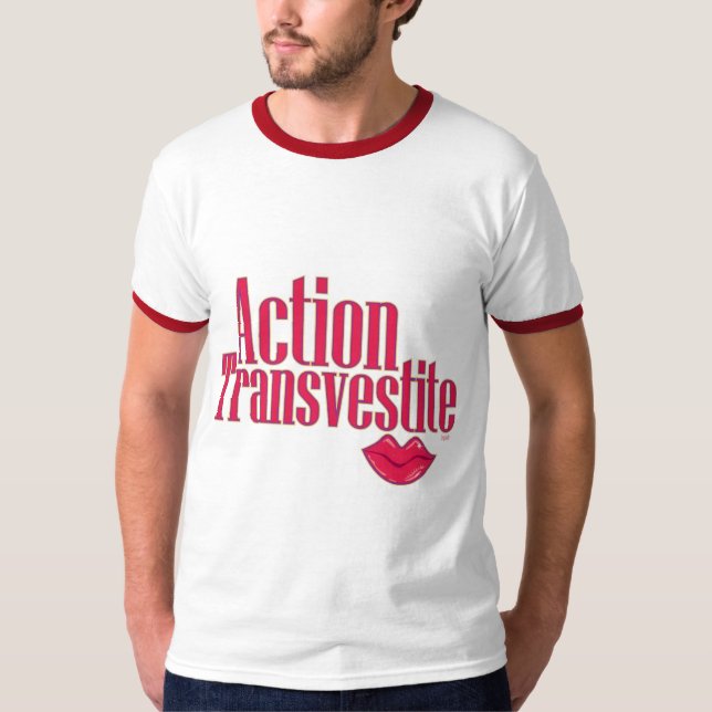 Camiseta Travesti da ação (Frente)