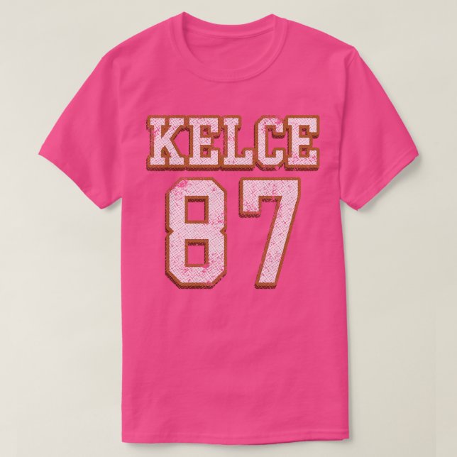Camiseta Travis Kelce Jersey Back Impressão (Frente do Design)