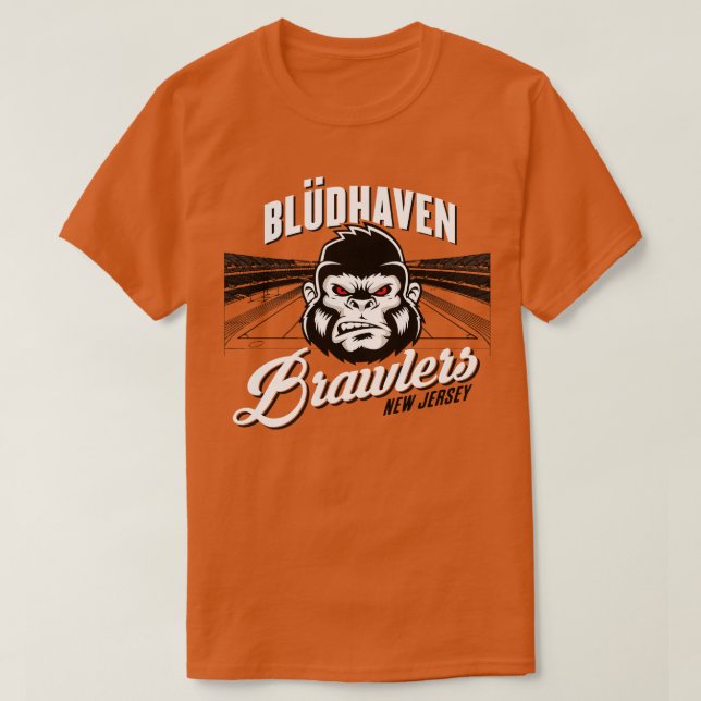 Camiseta Travões de Bludhaven (Frente do Design)