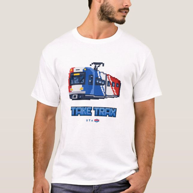 Camiseta TRAX de 8 bits (Frente)