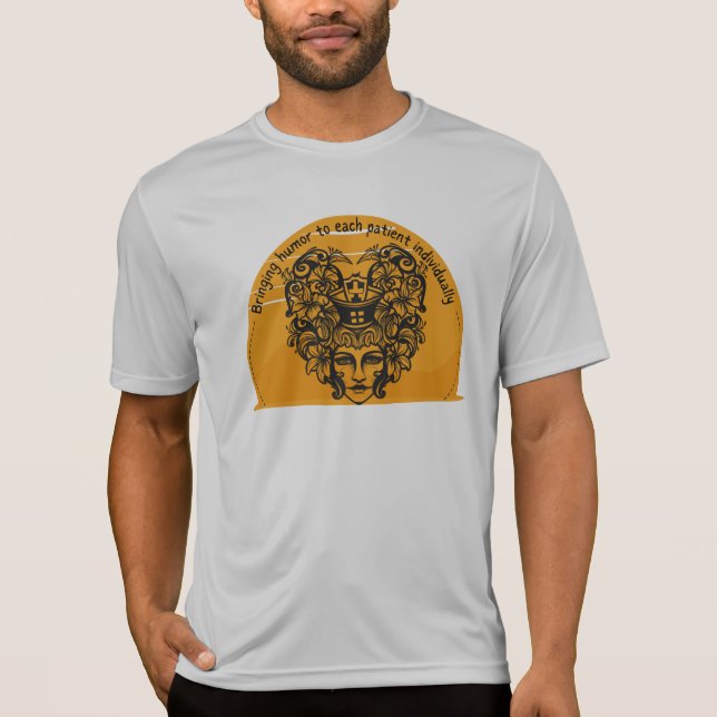 Camiseta Trazendo humor a cada paciente individualmente (Frente)