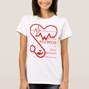 Camiseta Trazendo humor a cada paciente individualmente - e