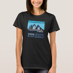 Camiseta Tre Cime Di Lavaredo Three Pewter Dolomites Retro