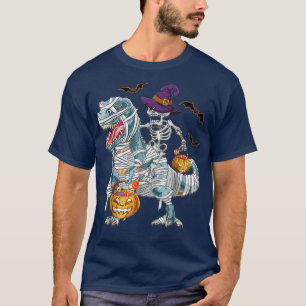 Camiseta tre dinossaur Skeleton Andando Mummy Dinossaur