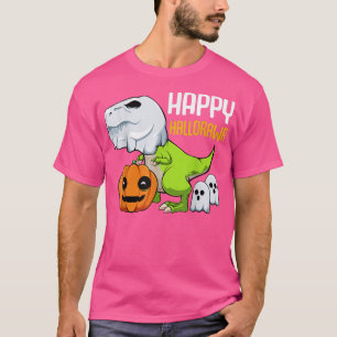Camiseta TRe Ghost Lazy Halloween Figurume Dinossauro Bomba
